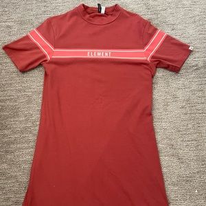 Element mini dress in pink